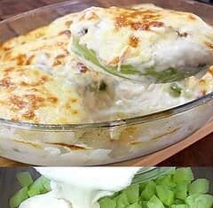 Chuchu gratinado cremoso: Receita fácil de preparar e muito saborosa, ideal pra servir no almoço em família