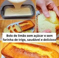 Bolo de Limão Sem Açúcar e Sem Farinha de Trigo: Uma Delícia Leve e Saudável