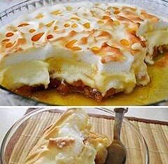 Torta de Banana com Creme e Suspiro: Uma Sobremesa Irresistível